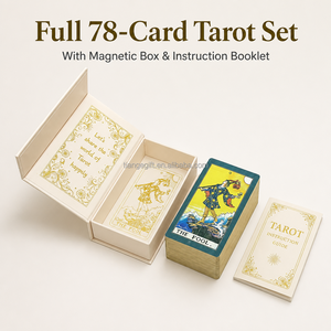 Set di Carte dei Tarocchi con Foglia d'Oro all'Ingrosso, Carte per Lettura e Guida Spirituale, Set Regalo - Product Image 2