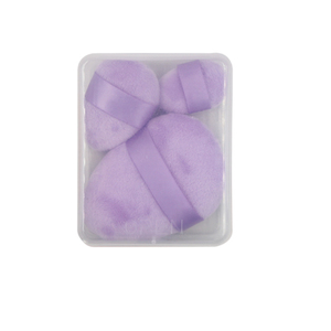 Vendita all'Ingrosso di Spugnette Viola a Forma di Goccia in 3 Misure, Spugnette per <span class=keywords><strong>Ombretto</strong></span>, Spugnette per Cosmetici in Polvere - Product Image 4