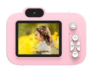 TN Double Shot <span class=keywords><strong>Kids</strong></span> Digitale <span class=keywords><strong>Camera</strong></span> voor Jongens & Meisjes - 180° Groothoek, Ondersteunt WIFI, 2.4 inch Scherm, Mini Verjaardags- & Kerstcadeau - Product Image 4