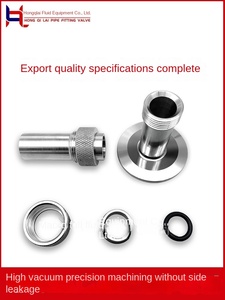 KF thép không gỉ 304 đo khớp Ống Phụ kiện chân không bán dẫn và phụ kiện đường ống áp suất thấp - Product Image 5