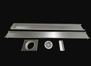 Instalación práctica comercial, canal de drenaje de acero inoxidable, trampa para suelos, desagües - Product Image 2