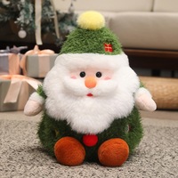 Poupée en peluche de Noël créative personnalisée, Père Noël et Bonhomme de neige en dessin animé, jouet en peluche, nouveau design, décoration de Noël pour la maison, cadeau