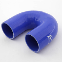 Tuyau coudé en silicone 180 degrés radiateur renforcé haute température et tuyau en silicone turbo pour camion, marine et automobile