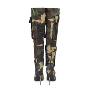 Scarpe da <span class=keywords><strong>donna</strong></span> con <span class=keywords><strong>tacco</strong></span> alto a punta con <span class=keywords><strong>tacco</strong></span> alto a spillo con <span class=keywords><strong>tacco</strong></span> alto con <span class=keywords><strong>tacco</strong></span> a punta stivali lunghi occidentali - Product Image 4