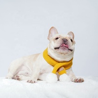 En gros chaud doux tricoté laine chien vêtements hiver pull Chien écharpe écharpe
