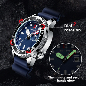 BEN NEVIS Hot Sell Made in China Herren Quarzuhr Kautschuk armband Wasserdichtes Datums display Klassisch auf Lager Sport Armbanduhr - Product Image 4