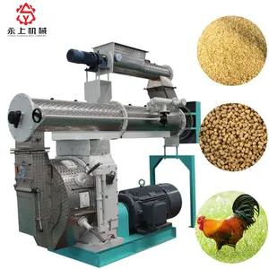 Chicken and duck feed granulator ring die corn soybean grain granulator animal feed pellet mill