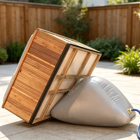 Nouvel arrivage : Cale de levage gonflable pour spa, coussin de levage en forme de cale pour déplacement de spa de jardin