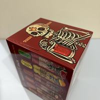 Boîte de transport en papier écologique réutilisable, imperméable, avec impression personnalisée couleur et dorure à chaud, pour 8 canettes de bière de 355 ml, design élégant pour canettes de boisson