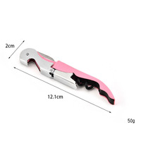 Tire-bouchon multifonction en acier inoxydable, tire-bouchon de serveur, ouvre-bouteille, cadeau promotionnel avec logo personnalisé, vente en gros