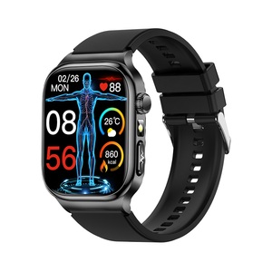 นาฬิกาอัจฉริยะ TK18 AMOLED ECG วัดอัตราการเต้นของหัวใจ วัดออกซิเจนในเลือด วัดอุณหภูมิร่างกาย กันน้ำ IP68 รองรับการโทรผ่านบลูทูธ แบตเตอรี่ 650mAh นาฬิกาออกกำลังกายอัจฉริยะ - Product Image 2