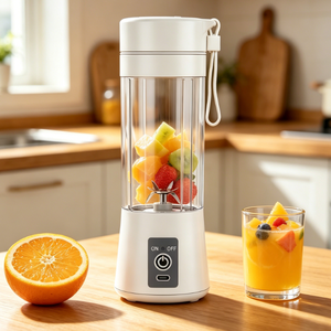 Mini Licuadora Portátil Recargable USB de 380 ml para Gimnasio y Viajes, Prensa de Frutas Personal - Product Image 3