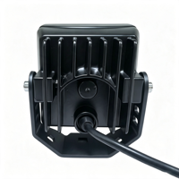 Nouvelle lampe de travail LED carrée de 4 pouces 40W, étanche IP67, 12-48V, angle réglable, lampe auxiliaire de conduite, tout-terrain, voiture, camion, chariot élévateur