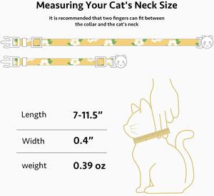 2 paket pamuk ayrılıkçı kedi yaka pembe çilek ve beyaz kalp şekilli kolye sevimli yavru kedi yaka çan ile - Product Image 5