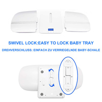 Báscula Electrónica para Bebés J&R OEM Ergonómica de Alta Precisión con Pantalla LCD Retroiluminada, Bandeja Curva Segura, Agradable para la Piel del Recién Nacido