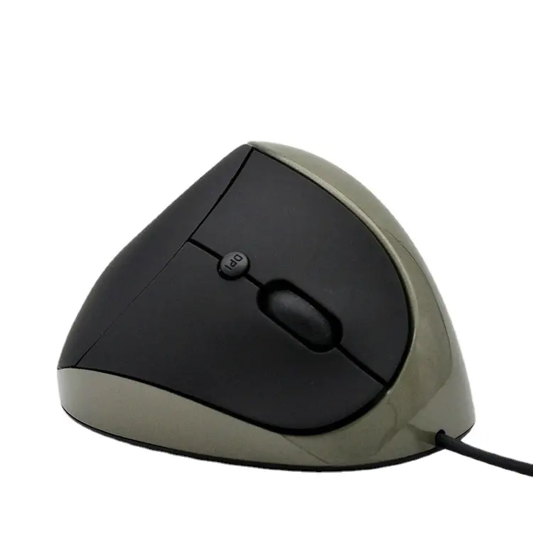 Direto de fábrica 6d com fio óptico mouse vertical, rgb respirar luz computador ratos-3200-6400dpi