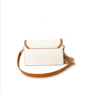 Sac à bandoulière élégant et luxueux pour femmes avec petite fermeture verrouillable Petit sac multifonctionnel - Product Image 4