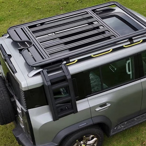 Panier de toit, échelle pliante et plateforme d'extension pour Jetour Traveler Shanhai T2, sans perçage requis - Product Image 3