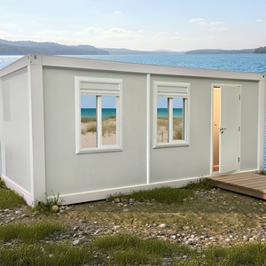 High Quality Prefab Modular Farmhouse Bedroom Sandwich Steel Flat Pack Container House Office Building Workshop - Product Image 1