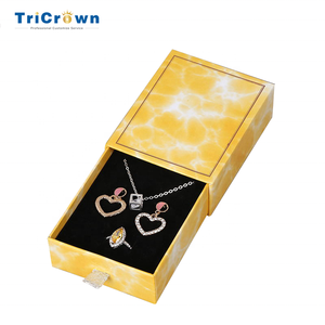 Coulissant Unique Emballage De Luxe Marque Petite Boucle D'oreille Collier Bague Boîte - Product Image 1