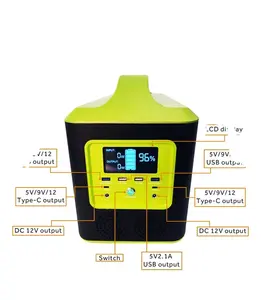 户外智能应用高容量1280WH USB DC交流Lifepo4锂电池野营太阳能发电机便携式电站银行