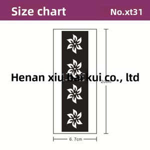 Pasta de Henna Transfronteriza para Pintura en Aerosol, Adhesivo Semipermanente, Plantilla para Tatuajes, <span class=keywords><strong>Brazalete</strong></span> Geométrico para <span class=keywords><strong>Brazo</strong></span> - Product Image 5