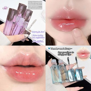 LUCKGO radianza rimpolpante <span class=keywords><strong>balsamo</strong></span> per le <span class=keywords><strong>labbra</strong></span> nutriente Anti-chapping luccicante lucidalabbra in vetro lucido <span class=keywords><strong>balsamo</strong></span> per le <span class=keywords><strong>labbra</strong></span> con finitura a specchio - Product Image 2