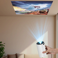 Nouveau projecteur intelligent portable Full HD 4K pour la maison, Android BT 5G double fréquence, projecteur à tube Cannon, projecteur de cinéma maison