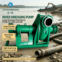 Pompe de dragage à aspiration pour l'extraction de l'or, haute teneur en chrome, anti-abrasion, pour l'extraction de l'or en rivière