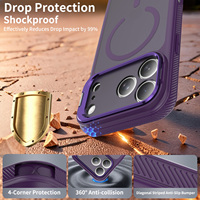 Funda Magnética Premium para Teléfono con Soporte Ajustable, Protección de Cámara a Prueba de Golpes, Cubierta Suave al Tacto para iPhone 16 17 18 Pro Max
