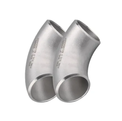 Atacado Outlet 321 304 aço inoxidável Cotovelo 90 Graus DN65 2.5 ''Welding Pipe Fitting Cotovelo de aço inoxidável