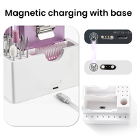 2026 Neuer DIY-Maniküre-Nagelfräser mit 40000 U/min, starkem bürstenlosem Motor, leisem Betrieb und vibrationsfreiem Nagelschleifer für den Salongebrauch