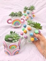 Meilleures ventes Pots à plantes colorés en céramique pour bonsaï, utilisation intérieure et extérieure