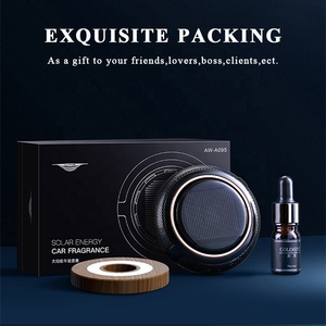 Deodorante per Auto a Energia Solare di Alta Qualità con Rotazione Automatica Diffusore di Aromi in Legno di Faggio per Oli Essenziali e Profumi - Product Image 6