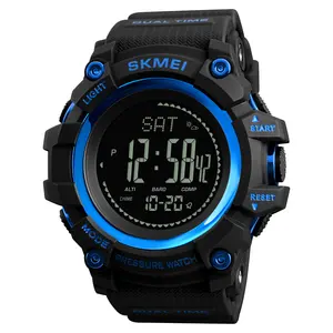 skmei 1358 hot selling pedpmeter digital wristwatch men compass multifunction sport watches