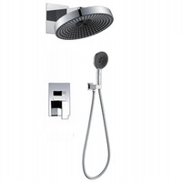 Mitigeur de douche moderne en laiton à poignée unique, avec cartouche céramique, encastré, 2 ou 3 canaux, pour eau chaude et froide