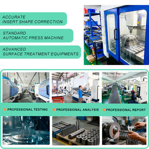 Fraises à bout sphérique à 4 cannelures résistantes à l'usure Hrc55 D1*50l D4*100l Fraises en carbure de tungstène pour acier allié - Product Image 4