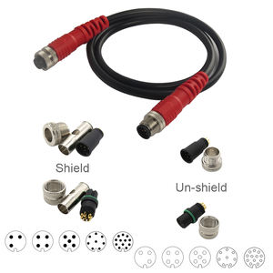 Ip67 automobile shilded câble un d code 4pin femelle mâle circulaire pcb connecteur 4 broches m12 - Product Image 2