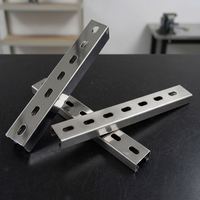 Profilé en C en acier inoxydable pour montage solaire, découpe/soudure/pliage, anti-corrosion, pour clôtures d'appartements et de villas