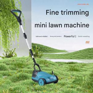 <span class=keywords><strong>Tondeuse</strong></span> à gazon sans fil 600W, débroussailleuse portable à batterie lithium pour l'élagage et le désherbage des pelouses de jardin - Product Image 4