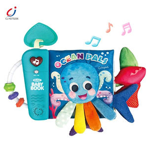 <span class=keywords><strong>Libri</strong></span> di stoffa in tessuto Chengji <span class=keywords><strong>montessori</strong></span> per bambini con luci educative per bambini, <span class=keywords><strong>libri</strong></span> di stoffa per attività sensoriali di animali oceanici - Product Image 1