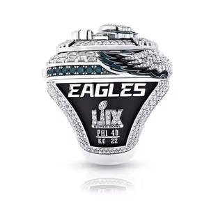 Nieuwe NFL2025 Philadelphia Eagles kampioenschapsring van hoge kwaliteit, super sport bowl alloy <span class=keywords><strong>ring</strong></span> als cadeau voor fans - Product Image 4