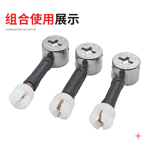 Conectores Tres en Uno, Tornillos y Tuercas, Rueda Excéntrica, Accesorios de Fijación para Ensamblaje de Muebles - Product Image 5