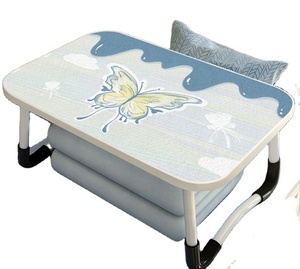 Colorido Escritorio de computadora portátil cama plegable niños estudio mesa plegable para computadora portátil para el dormitorio del hogar - Product Image 3