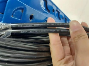 Câble d'alimentation EN gaine PVC H05VV-F (noir) norme Européenne sans oxygène cuivre RVV 2-3x 0.75 1.0 1.5 2.5 carré gainé - Product Image 5