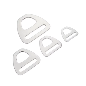 Hebilla de Anilla en D Triangular de Acero Inoxidable de 20mm, Cierre de Bucle Duradero para Correa de Bolso, Cinturón, Collar de Mascota, Cadena, Cinta, Cuero y Manualidades - Product Image 1