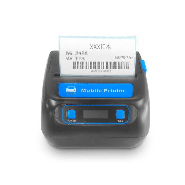 Portable Mini 3inch Portable Bluetooth Label Stickers Thermal Printer 80mm Wireless Mobile Thermal Label Printer