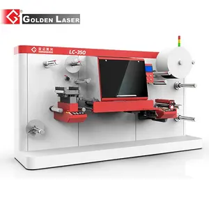 Golden Laser - Galvanometer Laser Die Cutting Machine for PET Film with Web Guide