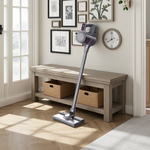 Aspirateur sans fil compact 5 en 1, aspiration puissante, aspirateur à main pour voiture, ultra silencieux, éliminateur d'acariens, brosse pour poils d'animaux, voiture, maison - Product Image 1