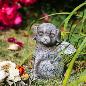 Pierre commémorative personnalisée pour animaux de compagnie, en résine écologique peinte à la main, avec motif d'amour, pour chats et chiens - Product Image 5